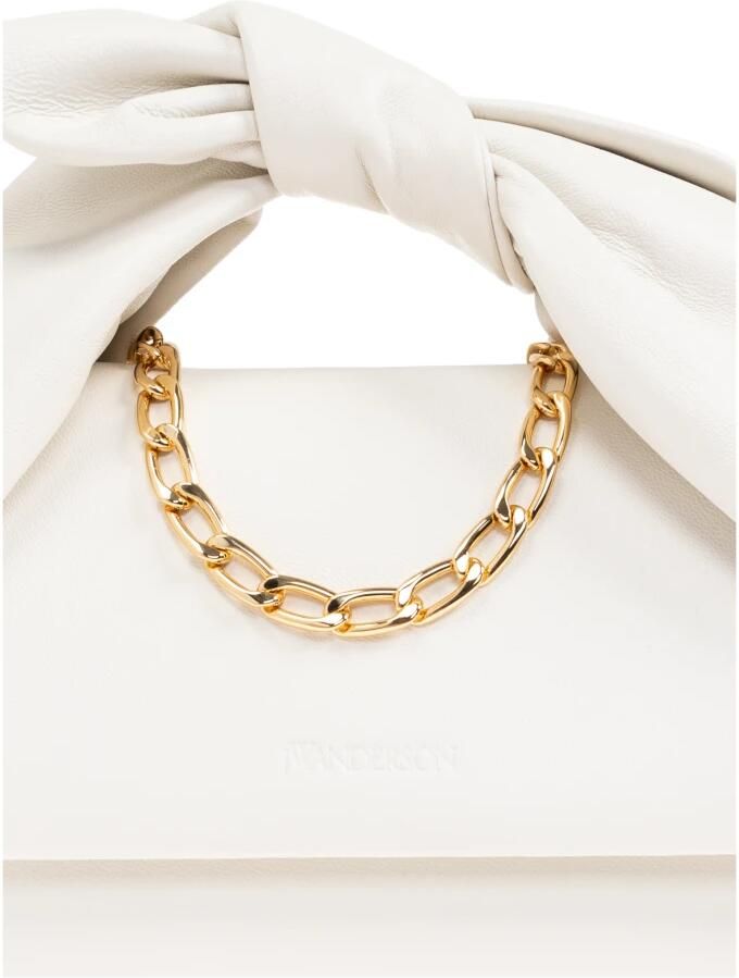 J.W.Anderson Hobo bags 'Bow Twister Midi' Handbag in wit - Foto 3