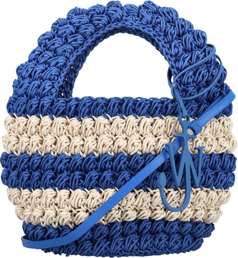J.W.Anderson Totes & shoppers Popcorn Woven Basket Bag in blauw
