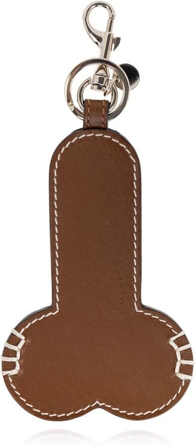 JW Anderson Sleutelhanger met hanger Brown Unisex - Foto 4