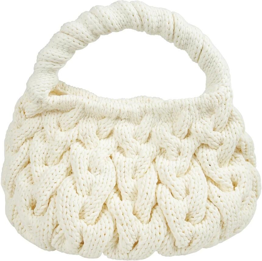 JW Anderson Stijlvolle Cable Knit Tas Beige Dames - Foto 2
