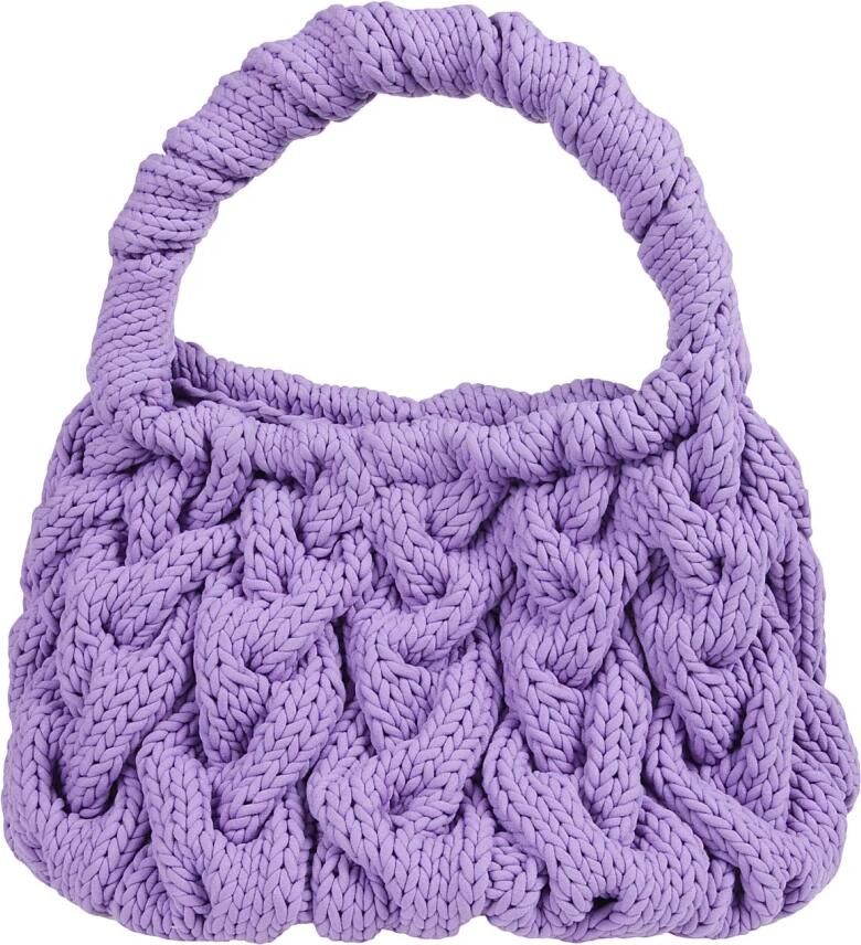 JW Anderson Stijlvolle Cable Knit Tas Purple Dames - Foto 2