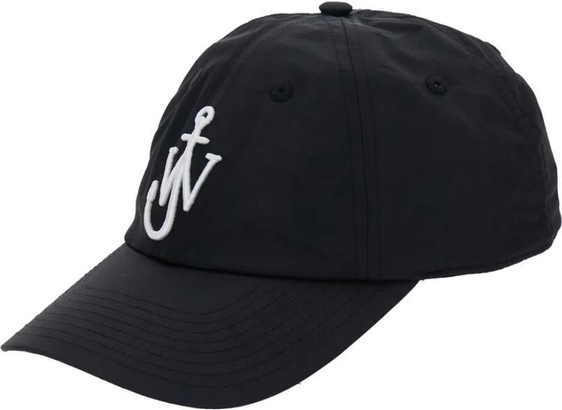 JW Anderson Zwarte Nylon Baseballpet met Verstelbare Band Black Unisex - Foto 3