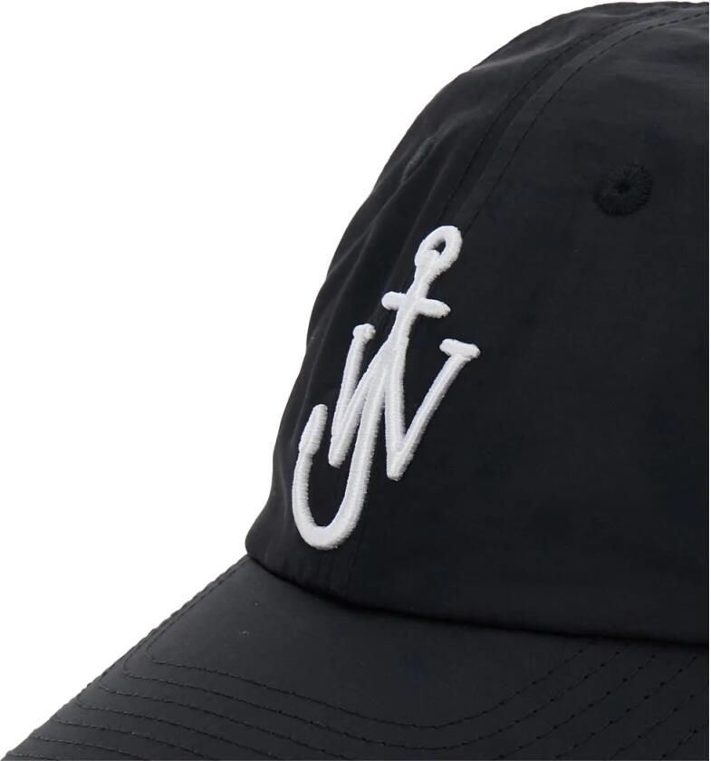 JW Anderson Zwarte Nylon Baseballpet met Verstelbare Band Black Unisex - Foto 2