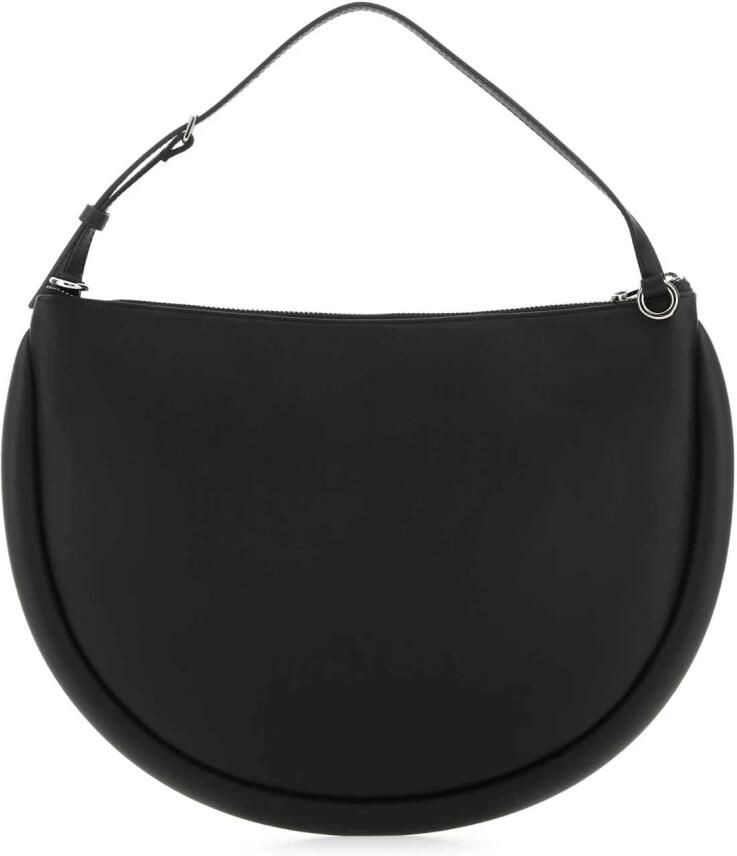 JW Anderson Zwarte Nappa Leren Medium Bumper Moon Handtas Black Dames