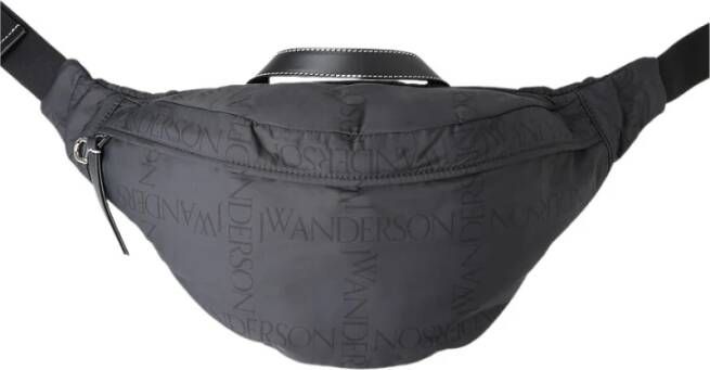 JW Anderson Logo Print Belt Bag Zwart