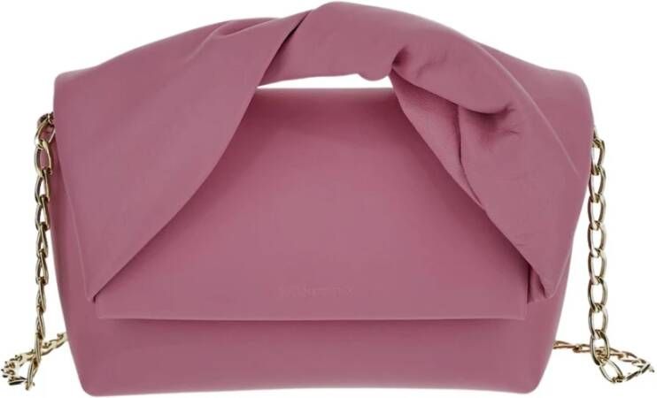 JW Anderson Medium Twister Handle Bag Roze Dames