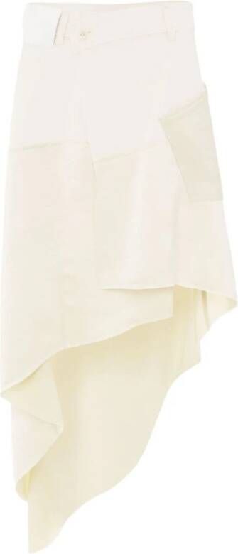 JW Anderson Midi Skirts Wit Dames