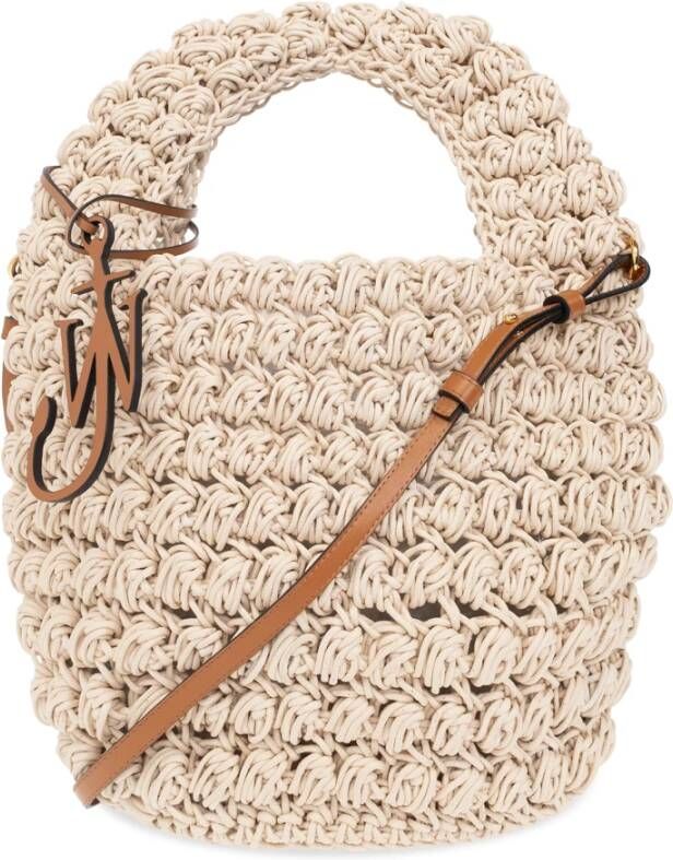 JW Anderson Popcorn schoudertas Beige Dames