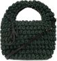 JW Anderson Popcorn Mandje Crossbody Tas Green Dames - Thumbnail 1