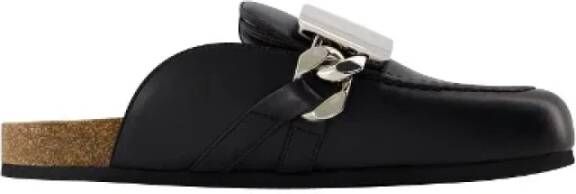 JW Anderson Pre-owned Leather sandals Zwart Dames