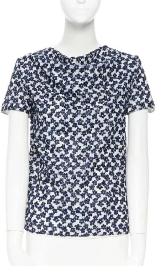JW Anderson Pre-owned Voldoende polyester tops Blauw Dames