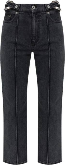 JW Anderson Chain Link Slim Fit Jeans Grijs Dames