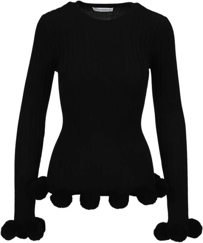 JW Anderson s Sweater Zwart Dames