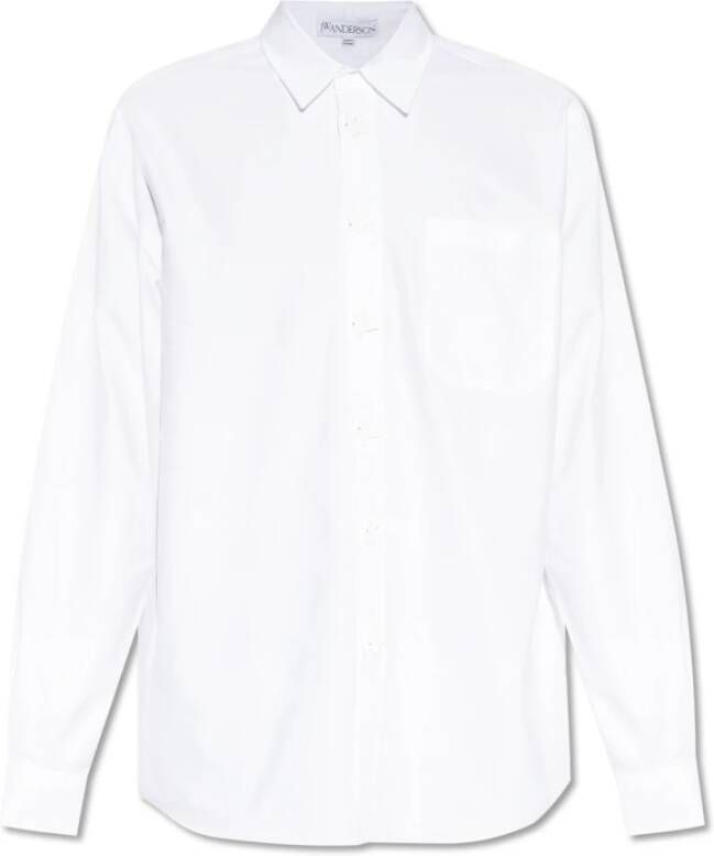 JW Anderson Shirt met decoratieve knopen White Heren