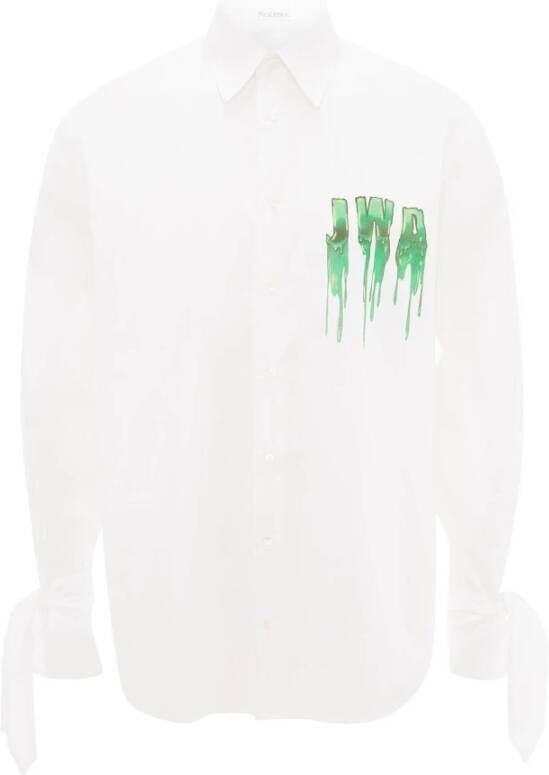 JW Anderson Shirts White Wit Heren
