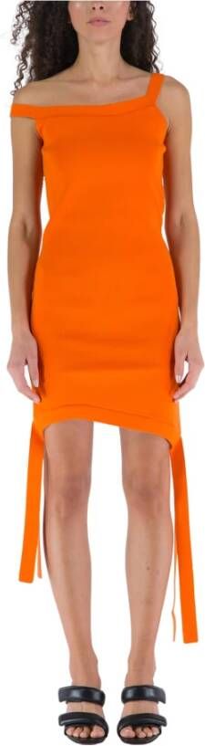 JW Anderson Short Dresses Oranje Dames