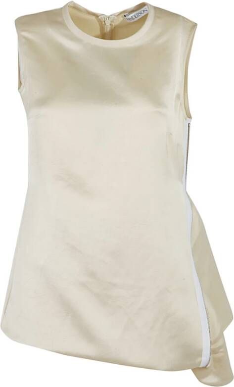 JW Anderson Sleeveless Tops Wit Dames