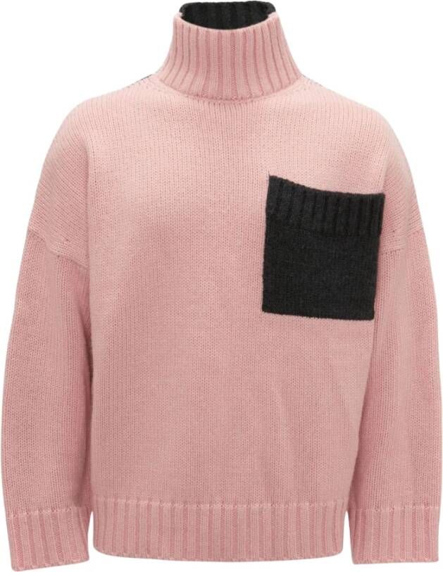 JW Anderson Stijlvolle Sweaters Collectie Roze Heren