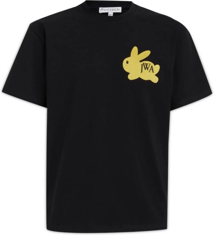 JW Anderson Stijlvolle T-Shirt voor Heren Zwart Heren