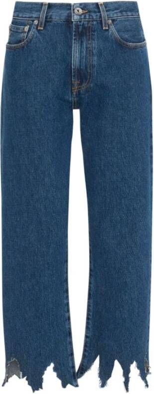 JW Anderson Straight Jeans Blauw Dames