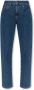 JW Anderson Indigo Straight Leg Jeans Blue Dames - Thumbnail 1
