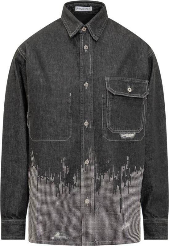 JW Anderson Studded Work Overhemd Gray Dames