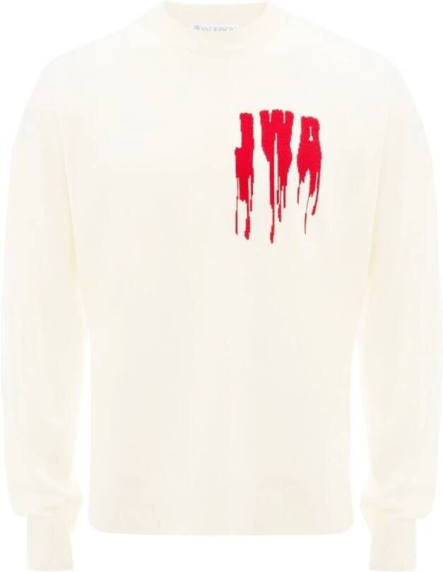JW Anderson Sweaters White Wit Heren