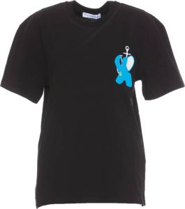 JW Anderson T-shirts and Polos Black Zwart Dames