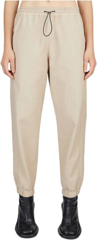 JW Anderson Tapered Track Pants Beige Dames