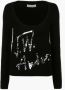 JW Anderson Ronde hals gebreide kleding Black Dames - Thumbnail 3