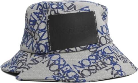 JW Anderson Unieke Asymmetrische Hoeden Blauw Unisex