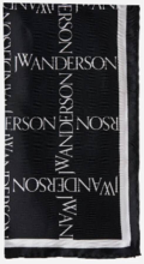 JW Anderson Winter Scarves Zwart Heren
