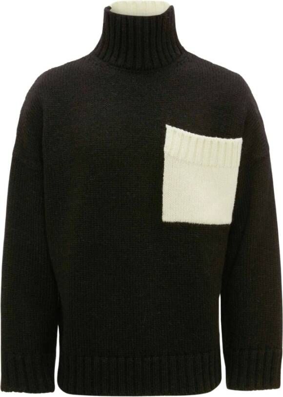 JW Anderson Zwarte Sweaters voor Heren Black Heren