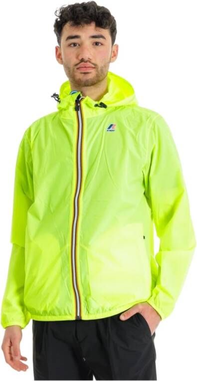 K-way Waterdichte Windbreaker Jas Claude 3.0 Yellow Unisex