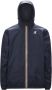 K-way Stijlvolle Zip-through Sweatshirt met Verstelbare Capuchon Black - Thumbnail 2