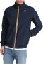 K-way Heren Nylon Jas met Koreaanse Kraag en Ritssluiting Blue Heren - Thumbnail 8
