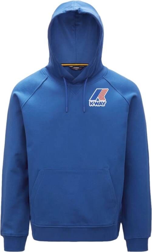 K-way Alban -logo hoodie Blauw Heren