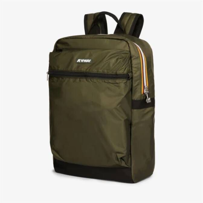 K-way Stijlvolle Rugzak voor Dagelijks Gebruik Green Unisex - Foto 8