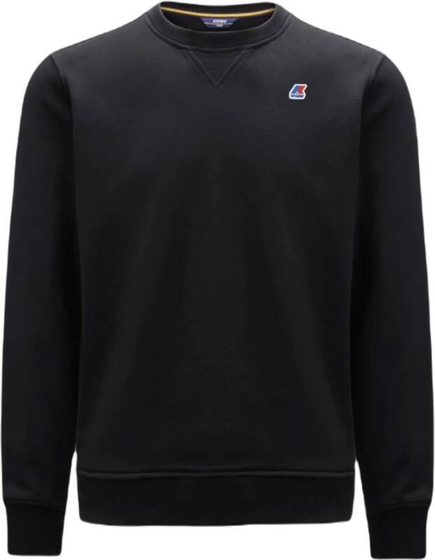 K-way Baptiste Crewneck Sweater Zwart Black Heren