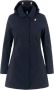 K-way Slim-fit Trenchcoat met Afneembare Capuchon Blauw Dames - Thumbnail 1