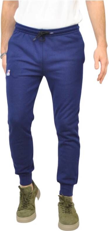 K-way Trousers Blauw Heren