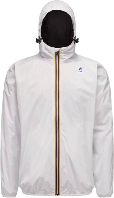 K-way Sportieve Witte Korte Jas White Heren
