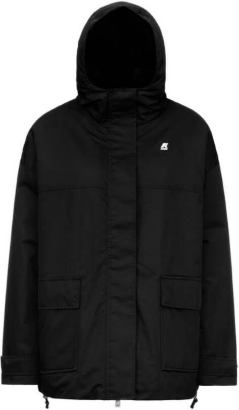 K-way Coat Zwart Dames