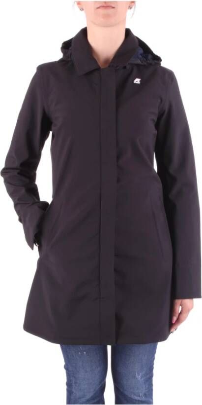 K-way Mathy Bonded Jacket Zwart Dames
