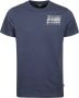K-way Comfortabel Blauw Katoenen T-Shirt met Logo Print Blauw Heren - Thumbnail 1