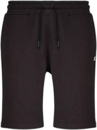 K-way Comfortabele katoenen shorts Zwart Heren