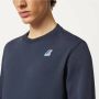 K-way Comfortabele Katoenen Sweatshirt voor Heren Blauw Heren - Thumbnail 2