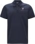 K-way Comfortabele Stretch Polo Shirt Blauw Heren - Thumbnail 1