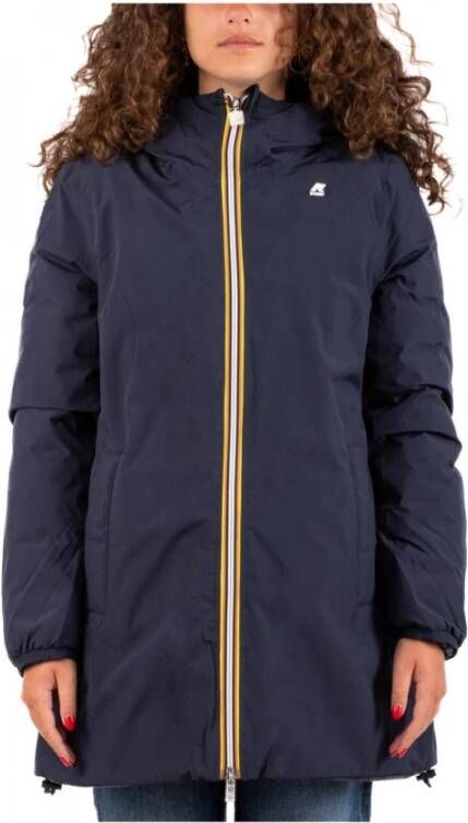 K-way Sophie Eco Stretch Thermo Double Blauw Dames