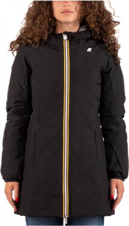 K-way Dames Winterjas Blijf warm en stijlvol Zwart Dames